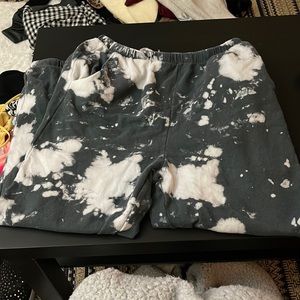 Acid wash boutique joggers